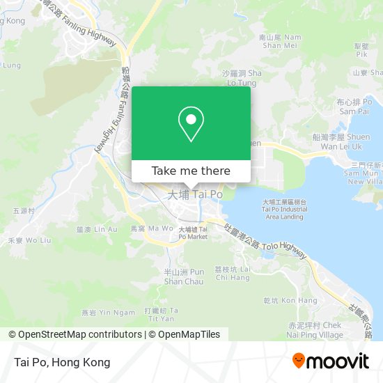 Tai Po map