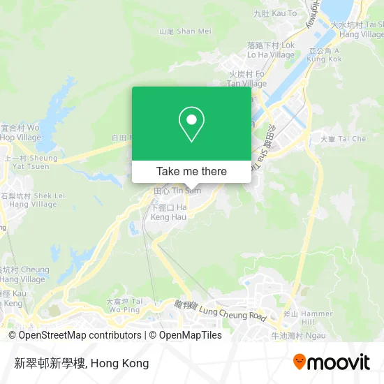 新翠邨新學樓地圖