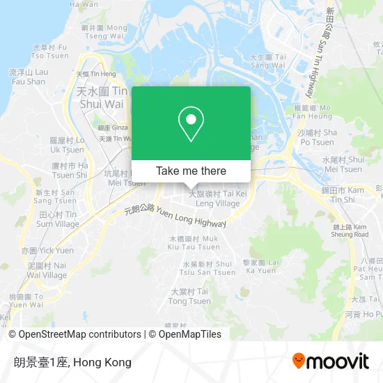 朗景臺1座地圖