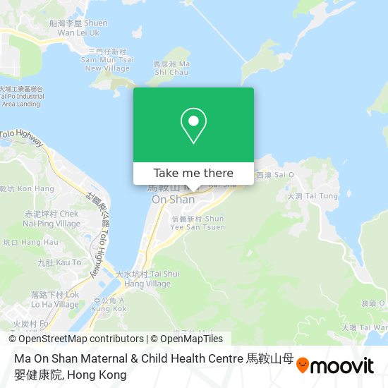 Ma On Shan Maternal & Child Health Centre 馬鞍山母嬰健康院 map