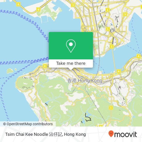 Tsim Chai Kee Noodle 沾仔記 map