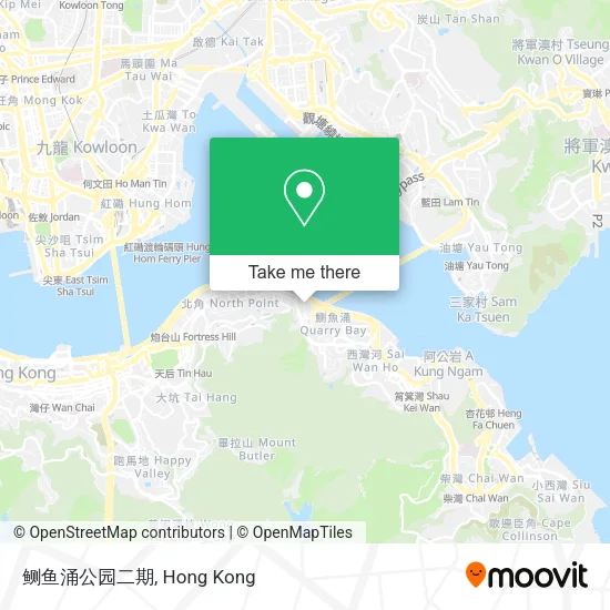 鲗鱼涌公园二期 map