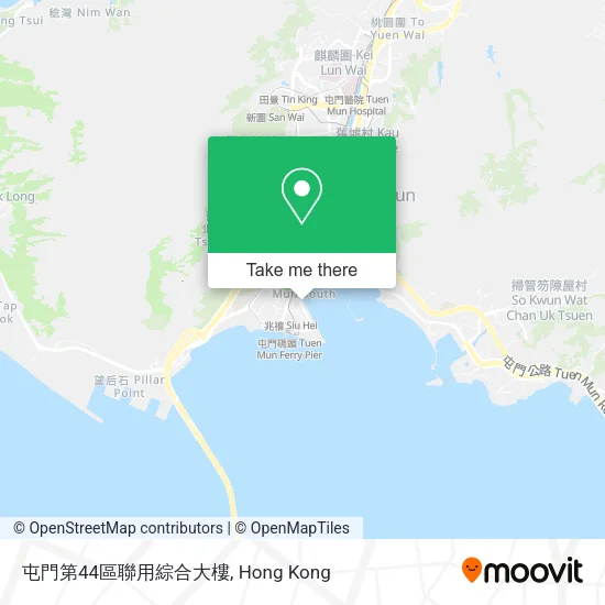 屯門第44區聯用綜合大樓地圖