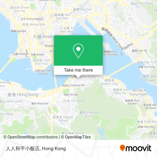 人人和平小飯店地圖