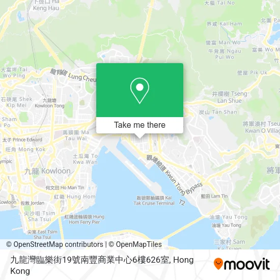 九龍灣臨樂街19號南豐商業中心6樓626室地圖