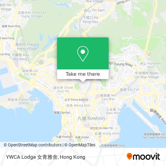 YWCA Lodge 女青雅舍地圖