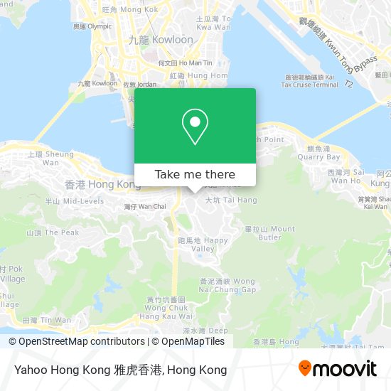 Yahoo Hong Kong 雅虎香港 map