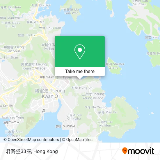 君爵堡33座 map