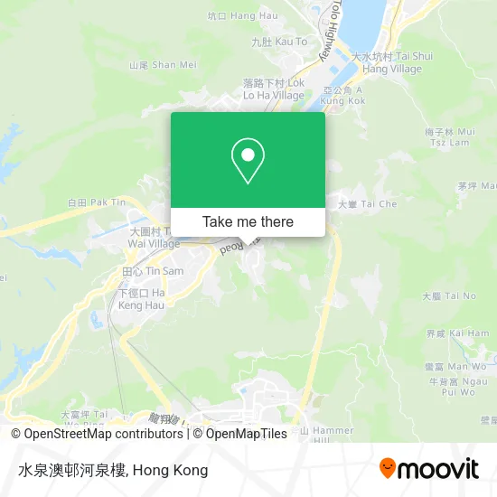 水泉澳邨河泉樓地圖