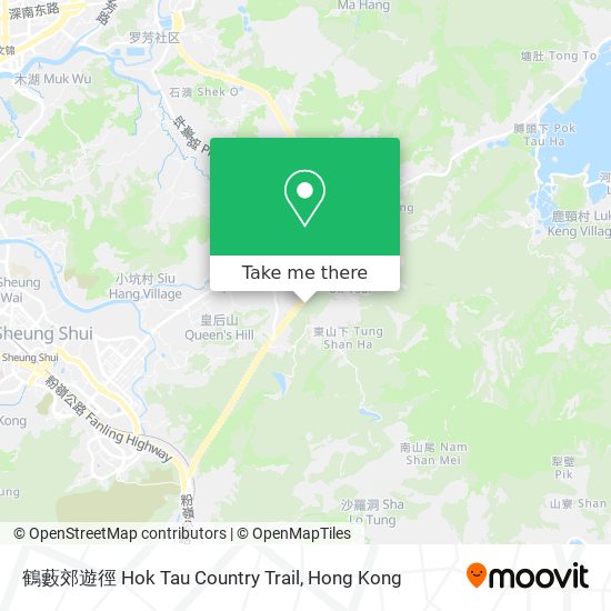 鶴藪郊遊徑 Hok Tau Country Trail地圖