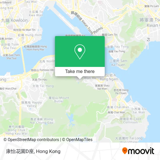 康怡花園D座 map