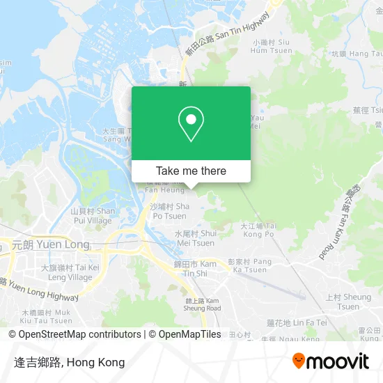 逢吉鄉路 map