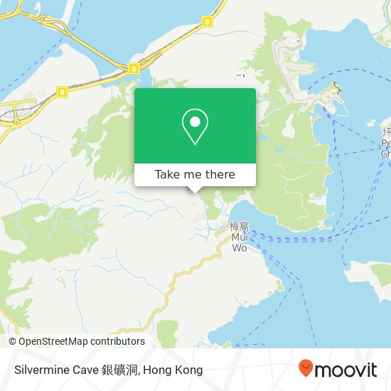 Silvermine Cave 銀礦洞 map