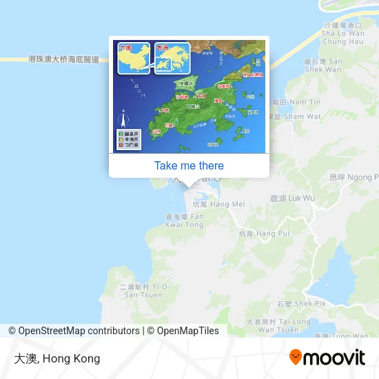 大澳 map