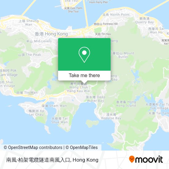 南風-柏架電纜隧道南風入口 map