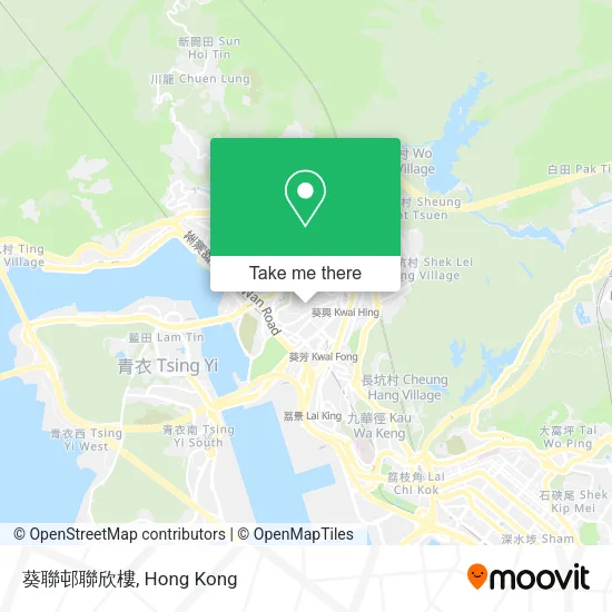 葵聯邨聯欣樓地圖