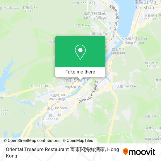 Oriental Treasure Restaurant 富東閣海鮮酒家 map
