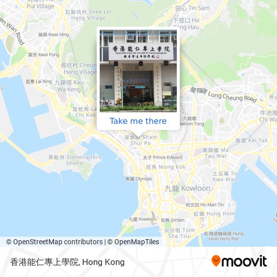 香港能仁專上學院 map