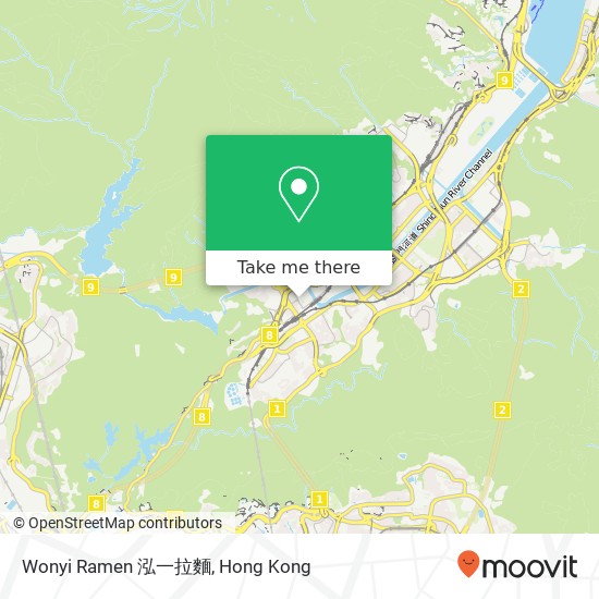 Wonyi Ramen 泓一拉麵 map