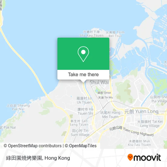 綠田園燒烤樂園 map