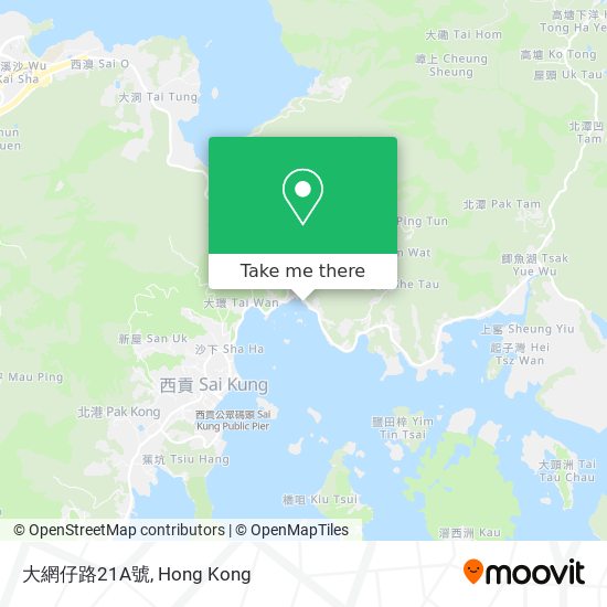 大網仔路21A號地圖