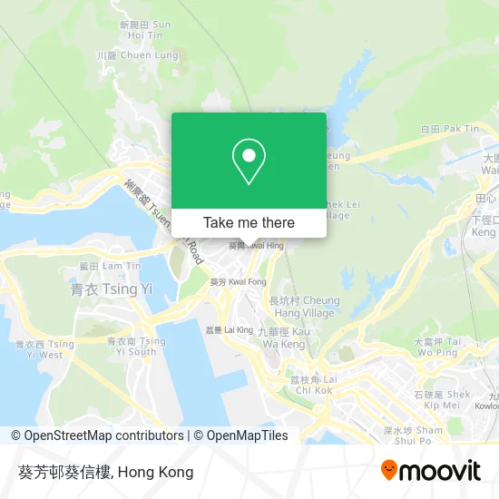 葵芳邨葵信樓 map