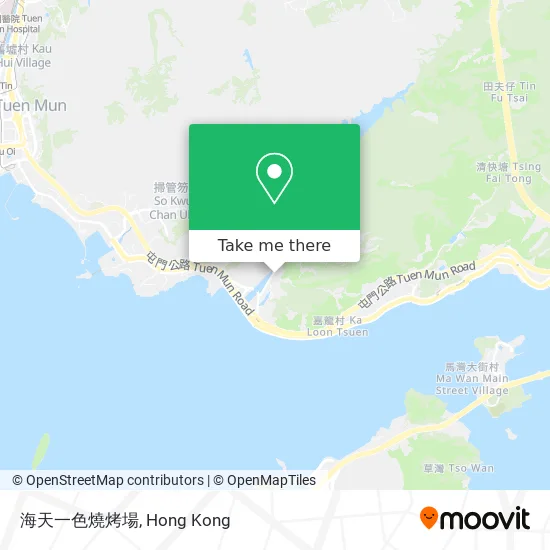 海天一色燒烤場地圖