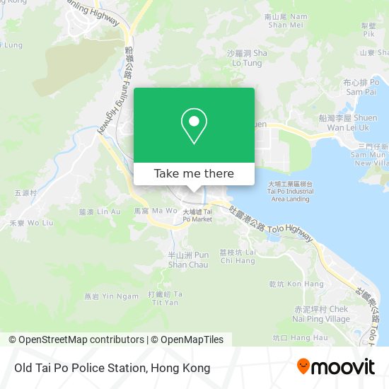 Old Tai Po Police Station map