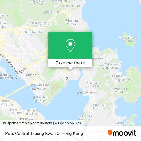 Pets Central Tseung Kwan O地圖