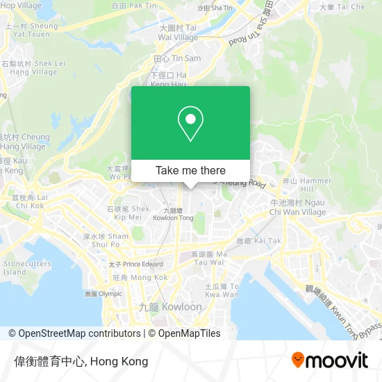 偉衡體育中心 map