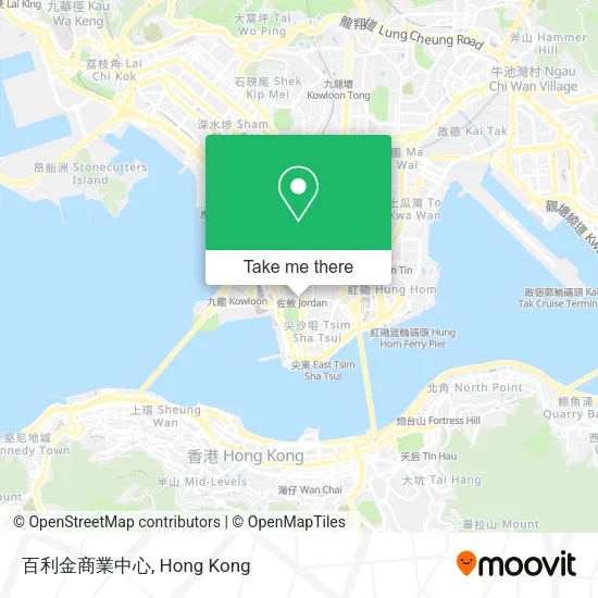 百利金商業中心地圖