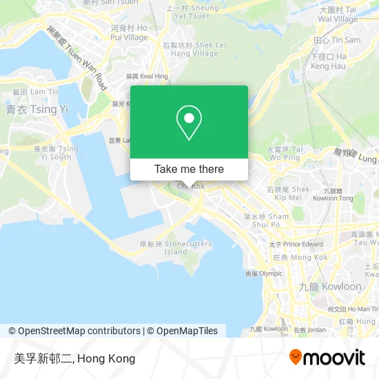美孚新邨二地圖