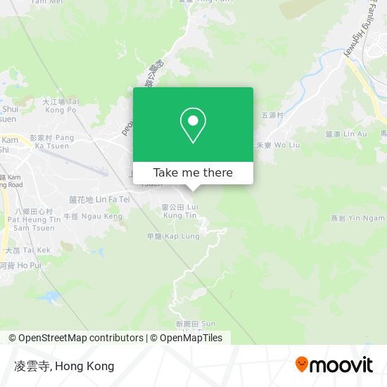 凌雲寺 map