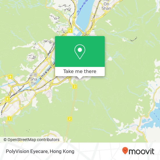 PolyVision Eyecare map