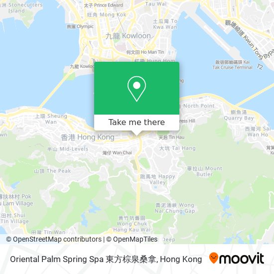 Oriental Palm Spring Spa 東方棕泉桑拿 map