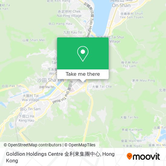 Goldlion Holdings Centre 金利來集團中心地圖