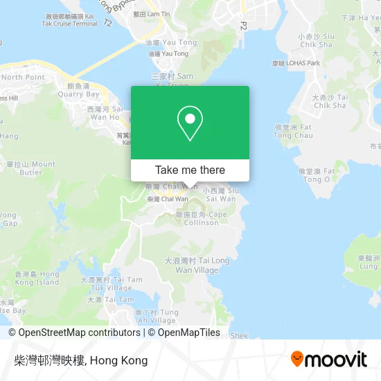柴灣邨灣映樓 map