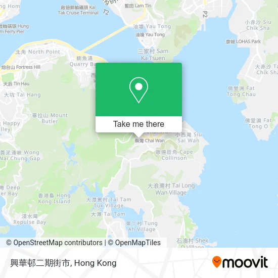 興華邨二期街市地圖