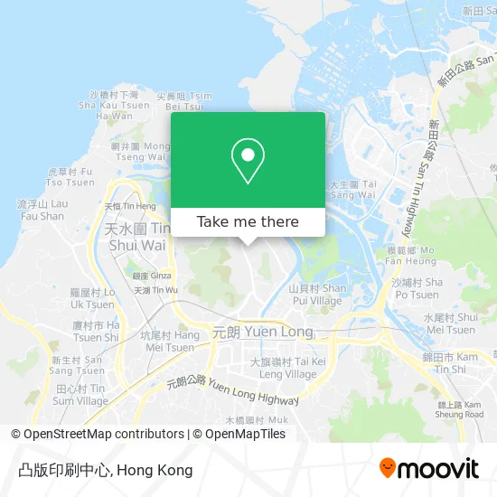 凸版印刷中心地圖