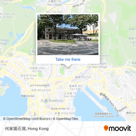 何家園石屋地圖