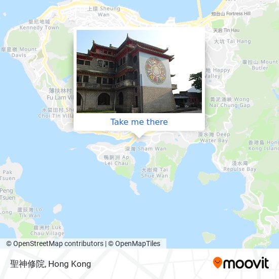 聖神修院 map