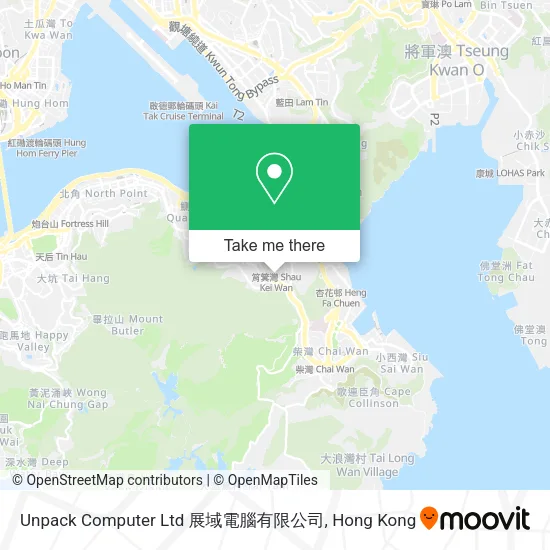 Unpack Computer Ltd 展域電腦有限公司 map