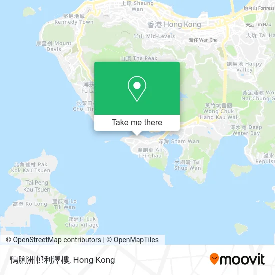 鴨脷洲邨利澤樓 map