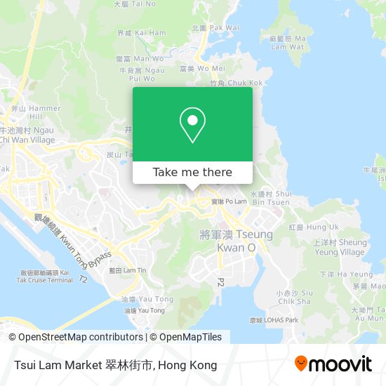 Tsui Lam Market 翠林街市 map