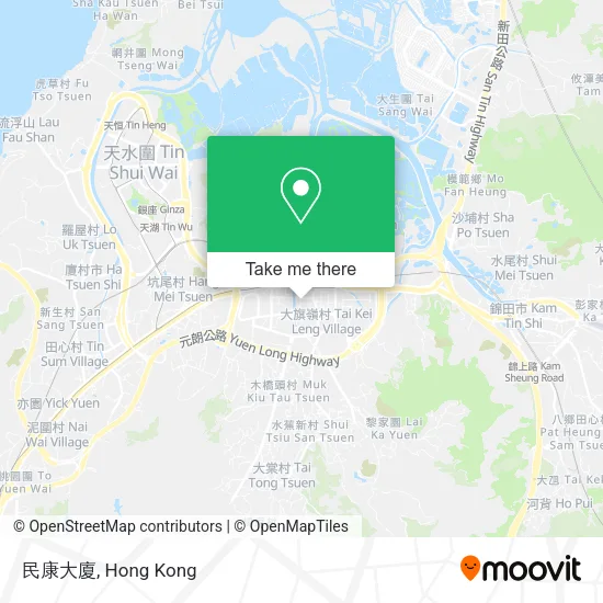 民康大廈地圖