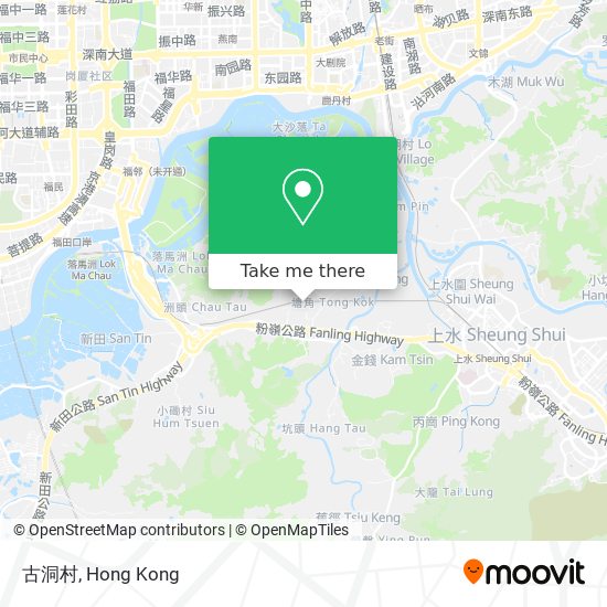 古洞村地圖