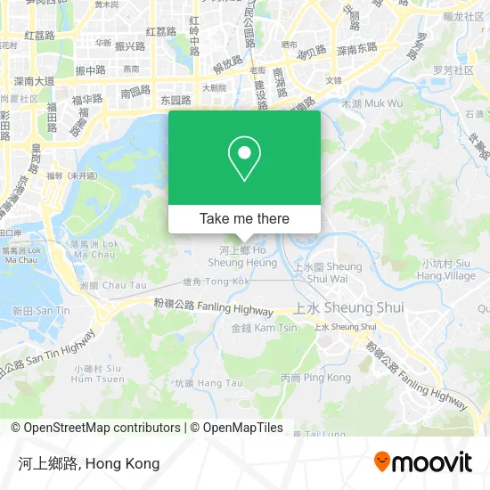 河上鄉路地圖