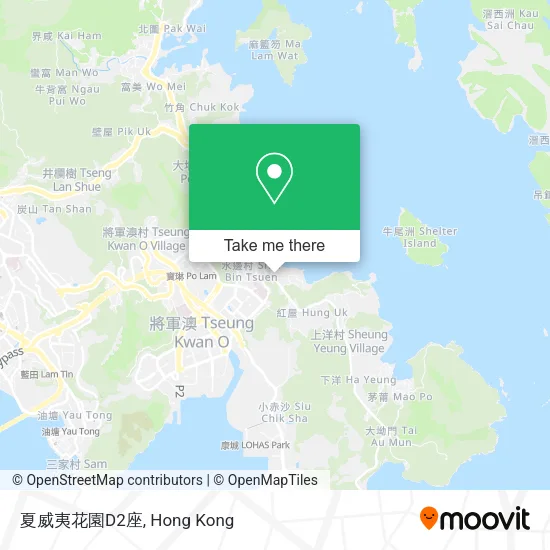 夏威夷花園D2座地圖