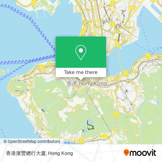 香港滙豐總行大廈 map