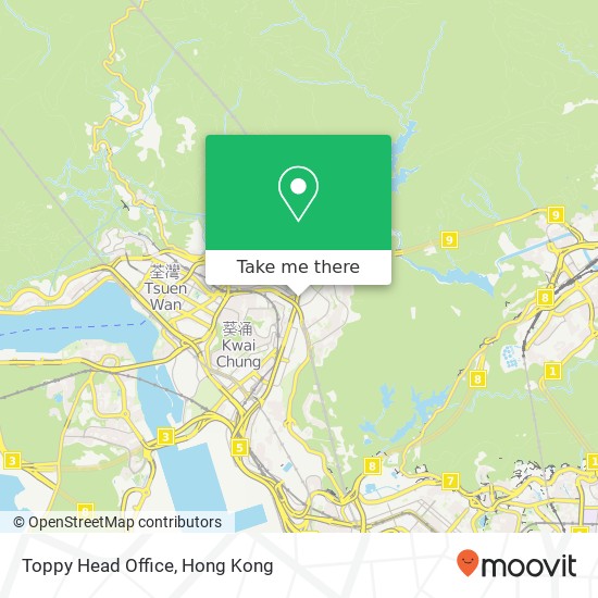 Toppy Head Office map